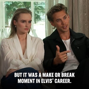 "When I saw a girl blush, and I saw one laugh, I saw the truth." @AustinButler says his nerves of portraying Elvis got him closer to the legendary performer. 'Elvis' tickets are on sale now! https://fandan.co/ELVISmovie | Fandango