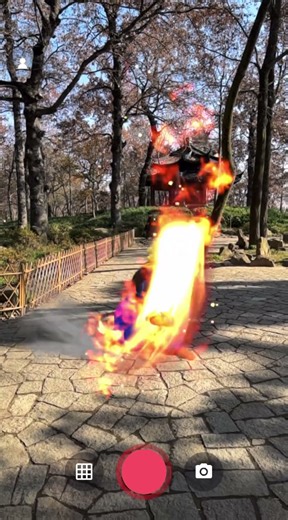 Ken #augmentedreality #streetfighter #天平山