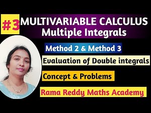 JNTUH R22 M1 UNIT-5 | M2,JNTUH Multiple integrals Method 2&3 Evaluation of Double integrals | IMP |