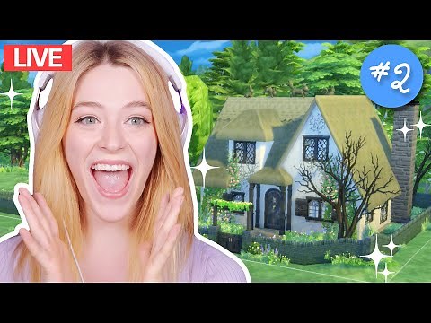 Decorating A SECRET WITCH COTTAGE In The Woods In The Sims 4