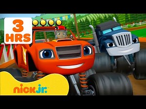 Blaze | 3 STUNDEN MARATHON! Rasante Rennen und Missionen! 🏎️💨 mit Crusher | Nick Jr. Deutschland