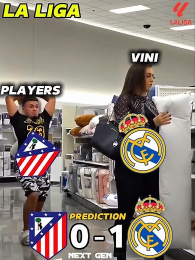 Real Vs Atletico Next Match Prediction 🥶 #laliga #football