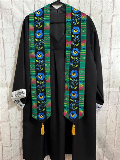 Graduation Stoles, Cambaya Graduation Stoles, Class of 2026 Stole, Embroidered Graduation Stoles, Mexican Graduation Stoles, - Etsy