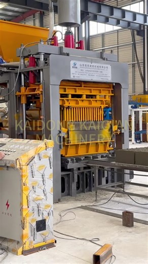 QT10-15 Automatic Brick Making Machine Production Process