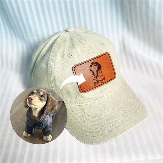 Handmade Pet Photo Baseball Cap - Family Memory Hat for Dogs & Cats - Etsy