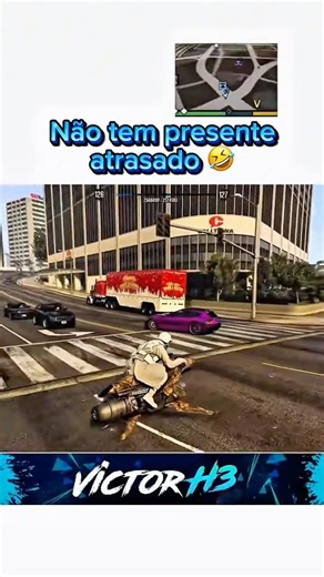 NÃO TEM PRESENTE ATRASADO 🎁🤣 GTA 5 ONLINE #shorts #shortsfeed #gta #gta5 #gta5online