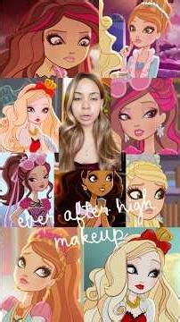 in depth ever after high makeup #everafterhigh #fairytaleaesthetic #dollmakeup #fantasymakeup