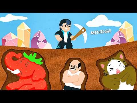 DALAM BANGET!! Gali Sampai Inti Bumi & Maling Brainrot OG 🗿😸🗿 | Dig Deeper For Brainrots Indonesia