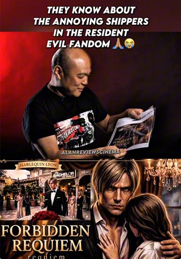 Capcom really making fun of the crazy shippers😭 forbidden requiem is crazy #residentevil #residentevilrequiem #leonkennedy #capcom #gaming