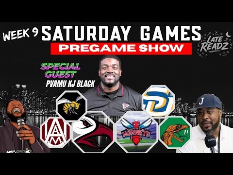 HBCU Football Week 9 Preview | Special Guest KJ Black Joins the Crew!
