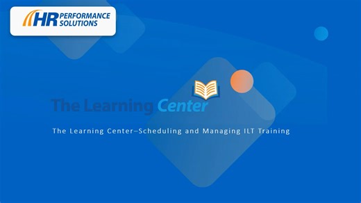 The Learning Center (TLC) - Scheduling and Managing Instructor Led Training Video - Legacy View