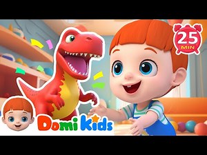 寶貝多米兒歌大全｜早教兒歌｜經典熱門兒歌｜動物兒歌｜我是霸王龍｜domikids 中文｜Nursery Rhymes