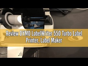 Review DYMO LabelWriter 550 Turbo Label Printer, Label Maker with High-Speed Direct Thermal Printing