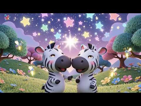 Five Stripy Zebras Gallop Gallop Gallop | Wild Animal Song & Safari Rhymes