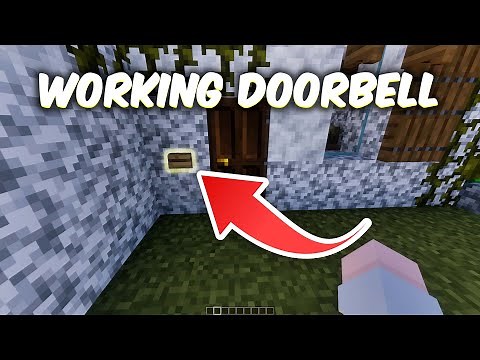 How To Make A Working Doorbell in Minecraft Easy