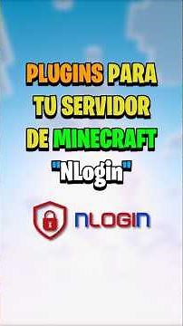 PLUGINS para tu SERVIDOR de MINECRAFT - NLogin (REGISTRAR y Iniciar Sesion)