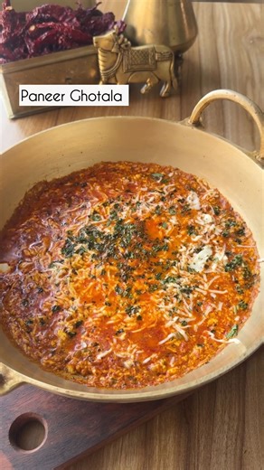 765K views · 9.2K reactions | Paneer Ghotala - Surat special! I finally tried making the iconic street-style version and let me tell you, it’s a full-on flavour bomb - spicy and buttery delight  I used Everest Kashmiri Lal Mirch for that perfect red colour and Kitchen King Masala to amp up the flavour game  Do try this recipe and get your Everest Masalas from your nearest store! | Oh, Cheat Day | Facebook