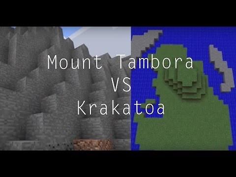 Volcanoes (Mount Tambora vs Krakatoa)