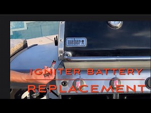 WEBER GRILL ELECTRIC IGNITER BATTERY REPLACEMENT CONCEPT IS THE SAME FOR MOST BRANDS OF GRILLS/BBQ'S