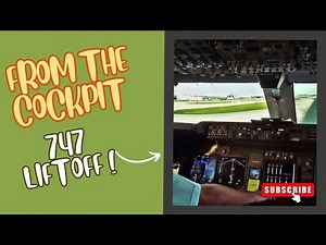 BOEING 747 Takeoff from Cockpit View | Real Pilot Captains a 747-400