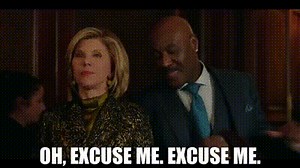 Oh, excuse me. Excuse me.