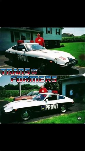 POV: When your driveway turns into G1 nostalgia. 🚓✨ #ThrowbackThursday #Transformers #Prowl #TBT Source: unknown | TFsource