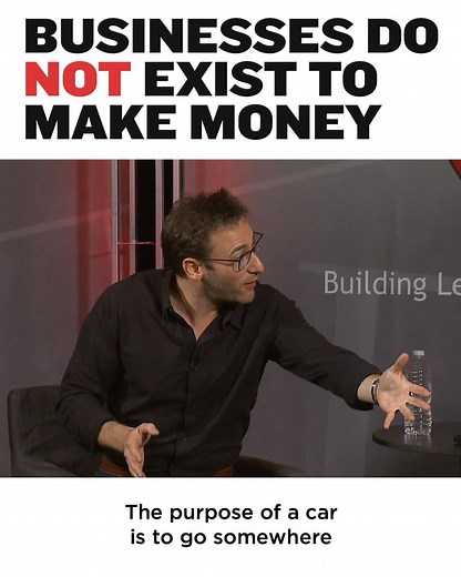 Money is important to a company like fuel is important to a car. However, just as the purpose of a car is not to buy fuel, the purpose of a company is not to make money. The purpose of a company, is to move. To go somewhere. To advance something. To offer value and enhance our lives in same way shape or form. | Simon Sinek