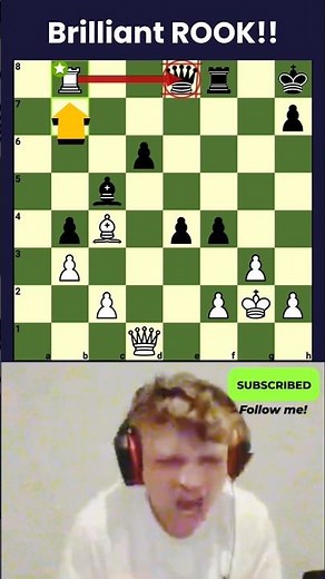 Only a genius finds this Rook play #chess #shorts #grandmaster