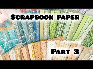 How to make scrapbook papers| Pattern papers for journal|Journal at home|