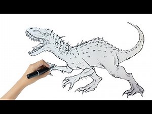 How to Draw Indominus Rex (Jurassic World)