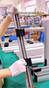 1.4K views | Bi directional Screw Linear Module #LinearModule #LinearActuator #Automation #ProductionLine #Manufacturing #FactoryAutomation #IndustrialAutomation | Knk Automation | Facebook