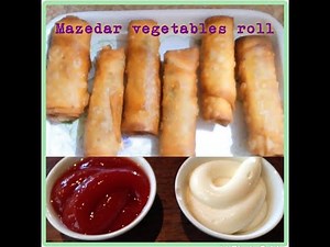 Vegetables roll yummy 😋