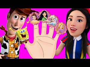 Toy Story & Princess Finger Family | Nursery Rhymes | DoReMi Kids Songs