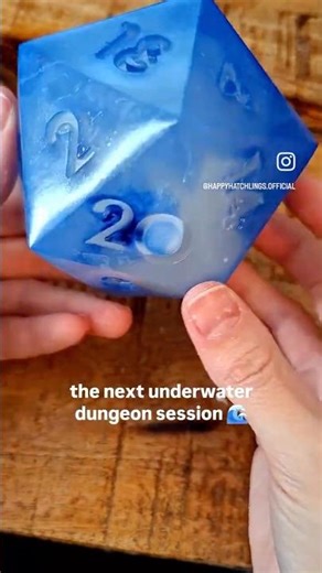 Ocean-themed d20 candles? Yes, please! ✨