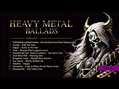 Greatest Heavy Metal Ballads Vol 6 | Hard Rock | Power Metal | Slow Lyrics | Old Songs | 80s 90s 00s