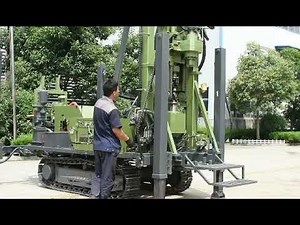 JDL-350 mine geological drilling rig operation video