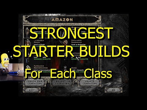 [Project Diablo 2] The BEST Season Starter Builds For Each Class