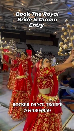 3.2K views · 63 reactions |  Book The Royal Entry Package Now! Make Your Moments Unforgettable With RDT Rocker Dance Troupe ✨  Contact :- 7644804939  Available For all events & locations #RDT #rockerdancetroupe #RoyalEntry #KingNQueenEntry #GrandEntry | Raju Rockerofficial | Facebook
