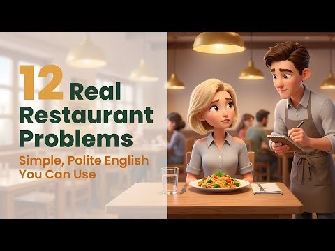 12 Real Restaurant Problems — Polite English You Can Use