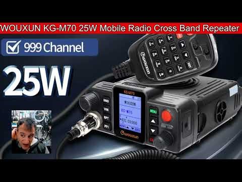 WOUXUN KG-M70 25W VHF UHF Cross Band Repeater