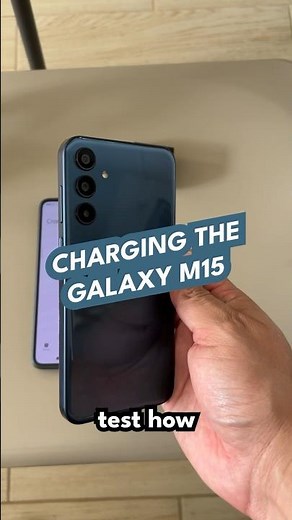Samsung Galaxy M15 | Charging test