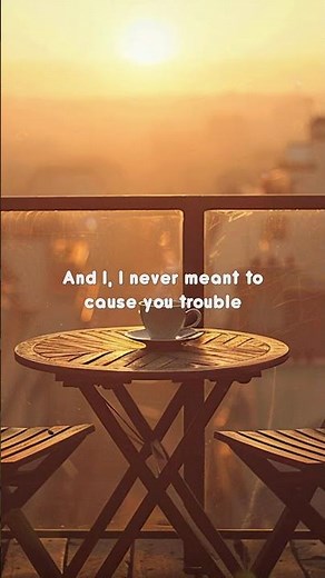 Coldplay ~ Trouble (lyrics)