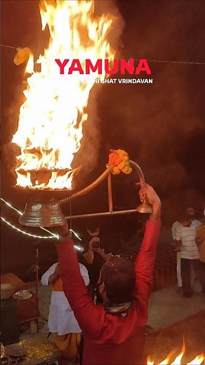 "Yamuna Aarti at Keshi Ghat, Vrindavan!"