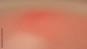 3d animation Cleaning pore, Water and bubble cleaning oil on skin and remove bacteria in pore hole. Acne prevent and Shrink pore concept.