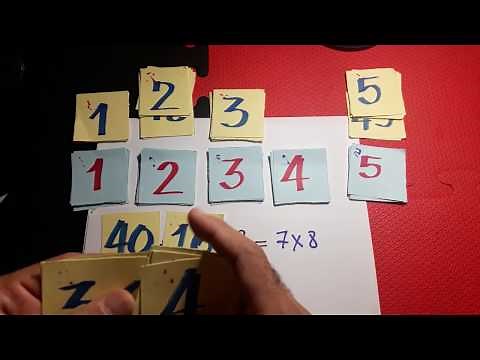 JOGO PARA APRENDER A TABUADA. MULTIPLICAÇÃO FÁCIL.