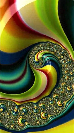 #animationart #shorts #mindbending This Fractal Zoom Gets CRAZY — Infinite Spirals + Psytrance