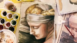 A look at the #frescopainting process! In this video [part 1] by fresco instructor Tiziano Lucchesi, he shows us steps involved in this traditional technique - all happening in the SACI fresco classroom! SACI alumni, if you took fresco during the past few years, you may be featured somewhere in this video! Stay tuned for more snippets of Tiziano's full-length video, which can be viewed on our website at https://saci-florence.edu/fresco-painting | SACI: Studio Arts College International Florence