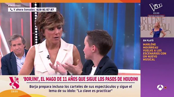 Borjini, el mago de 11 años que sigue los pasos de Houdini, nos sorprende en directo con sus trucos