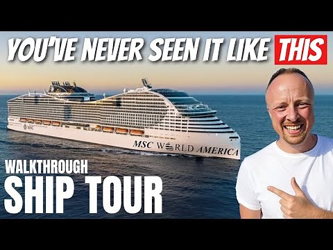 MSC World America Full Walkthrough Tour | Inside the $1B Cruise Mega-Ship