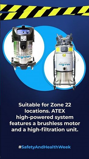 skyVac ATEX Zone 22 vacuums